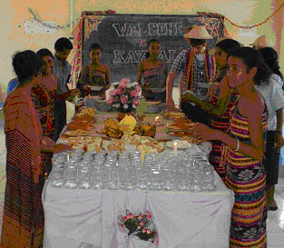 Students prepared a Traditional Feast for our Greeting Ceremony