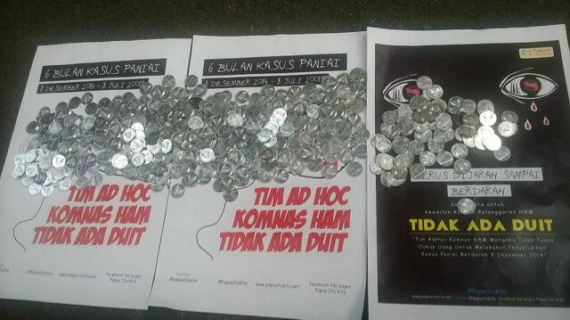 PapuaItuKita collects coins to fund Komnas HAM investigation.
