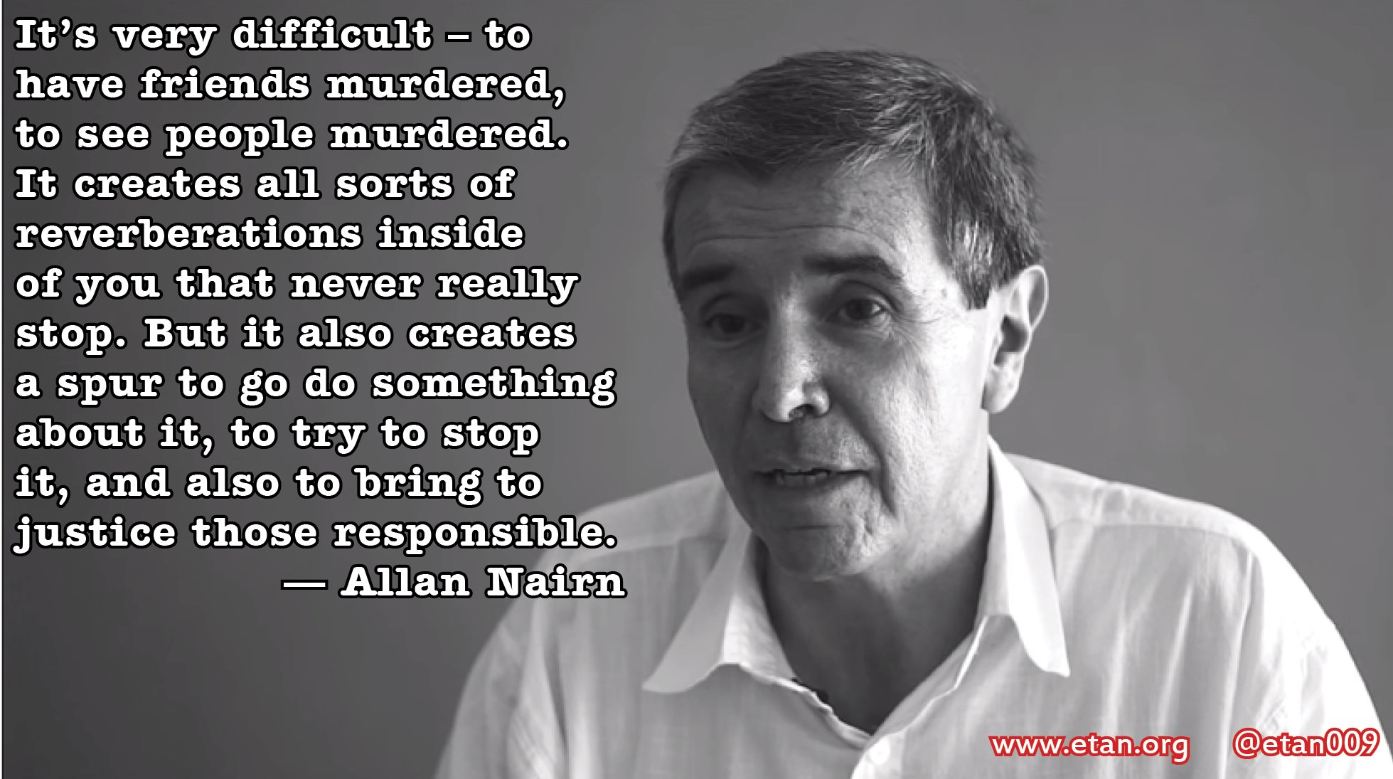 Journalist Allan Nairn on justice, Indonesia, Guatemala, Timor, West Papua